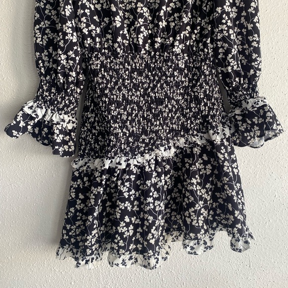 Elliatt Liliana Dress Black and White Floral - Picture 3 of 5